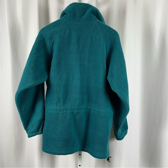 Vintage Powderhorn Medium Long Thick Heavy Fleece Half Zip Pullover Tunic Camp - Picture 2 of 11